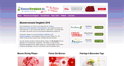Desktop Screenshot of blumenvergleich.de